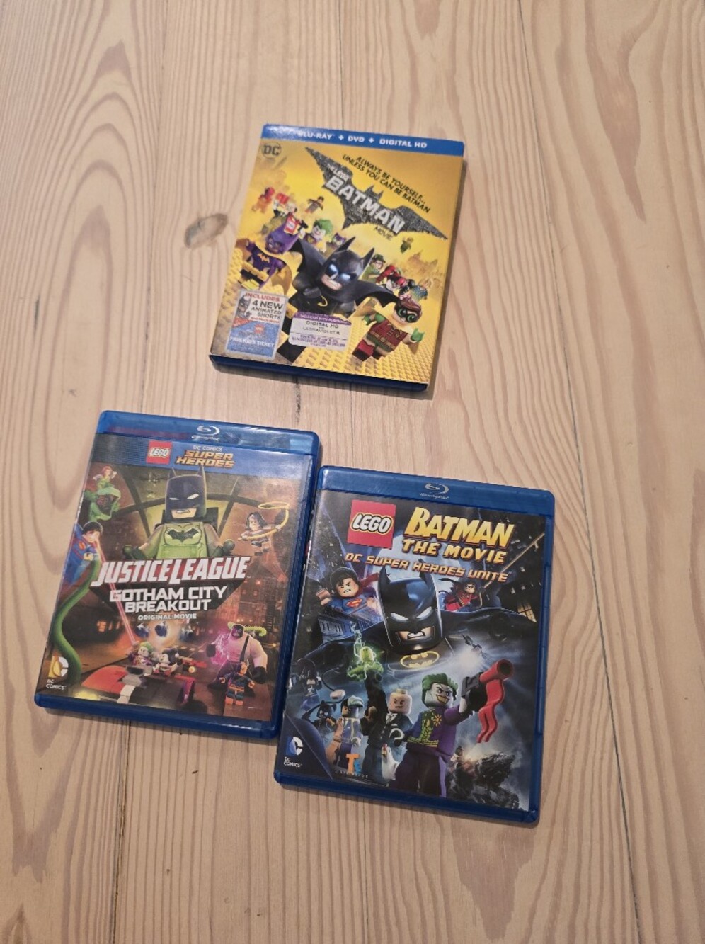 Lego Batman Movie Blu-ray/DVD Bundle - Blue, Yellow, Black